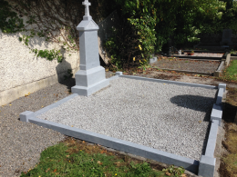 After grave restoration